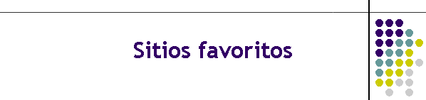 Sitios favoritos
